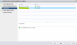 Figure 9: Perform a VMotion of an OpenStack VM - Step 4 